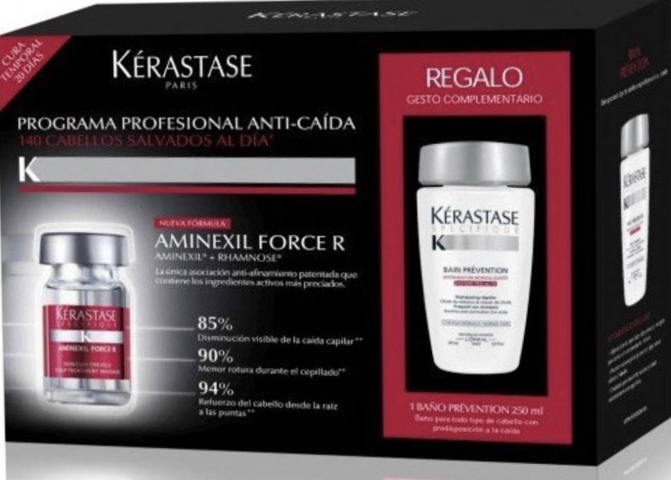 KERASTASE PACK AMINEXIL GL (20x6 AMPOLLAS+REGALO CHAMPU)